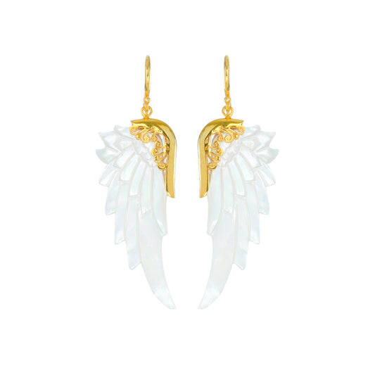 pure light gold earrings - small